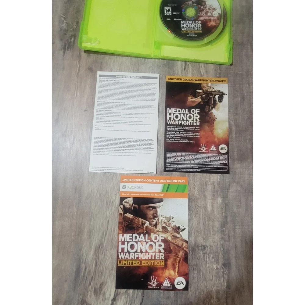 Medal‎ of Honor Warfighter Limited Edition - Xbox 360 - Complete CIB Tested